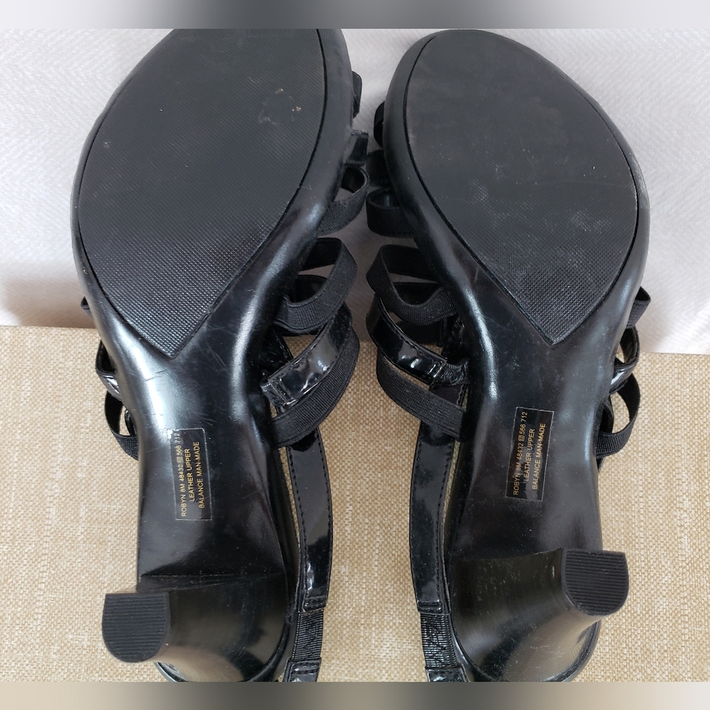 Adagio Leather Heeled Sandals Sz8 - Picture 4 of 5